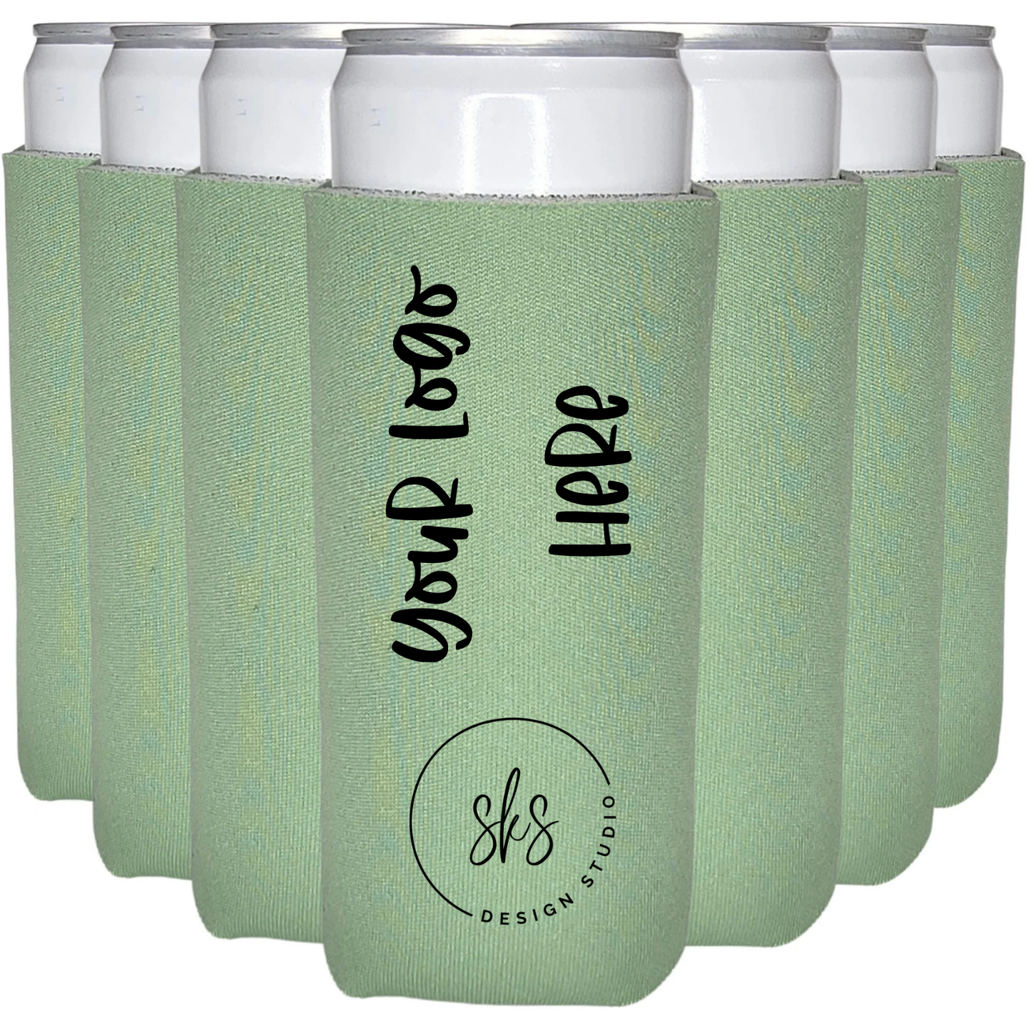 CUSTOM LOGO | Slim Can Coozie