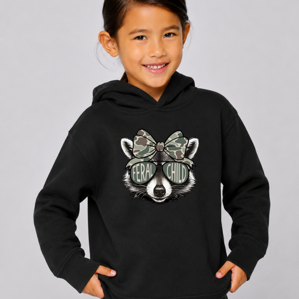 Feral Child | Toddler Pullover Hoodie Sweatshirt [RABBIT SKINS]