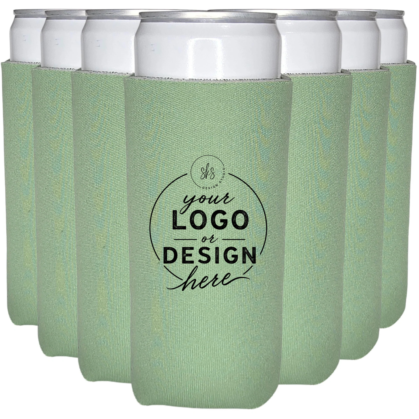 CUSTOM LOGO | Slim Can Coozie