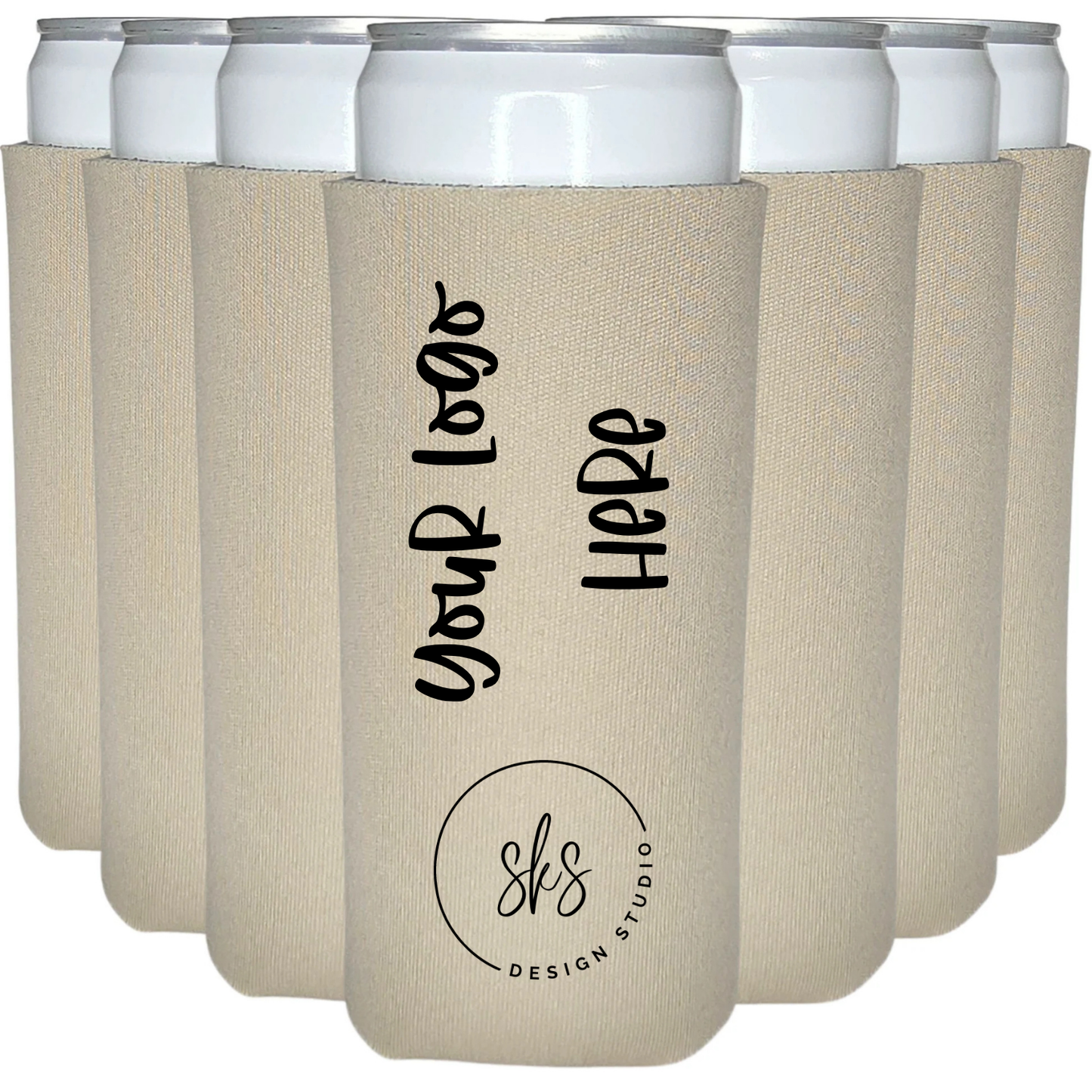 CUSTOM LOGO | Slim Can Coozie