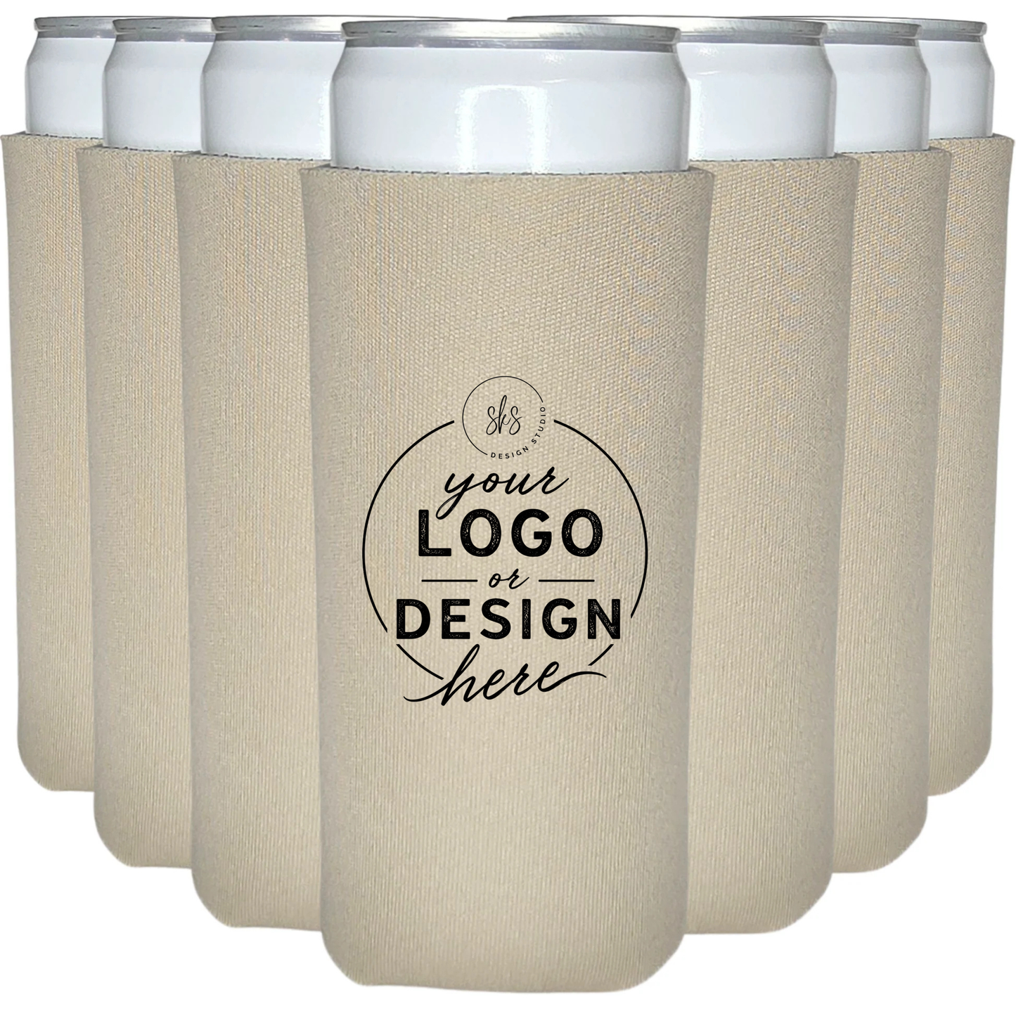 CUSTOM LOGO | Slim Can Coozie