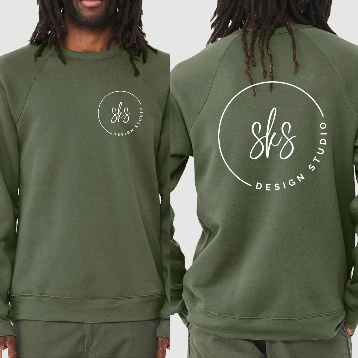 CUSTOM LOGO | Unisex Crewneck Sweatshirt [BELLA CANVAS]