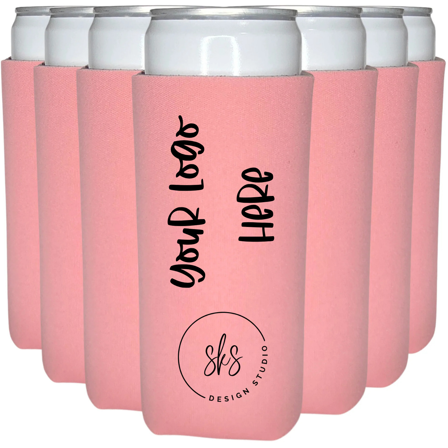 CUSTOM LOGO | Slim Can Coozie