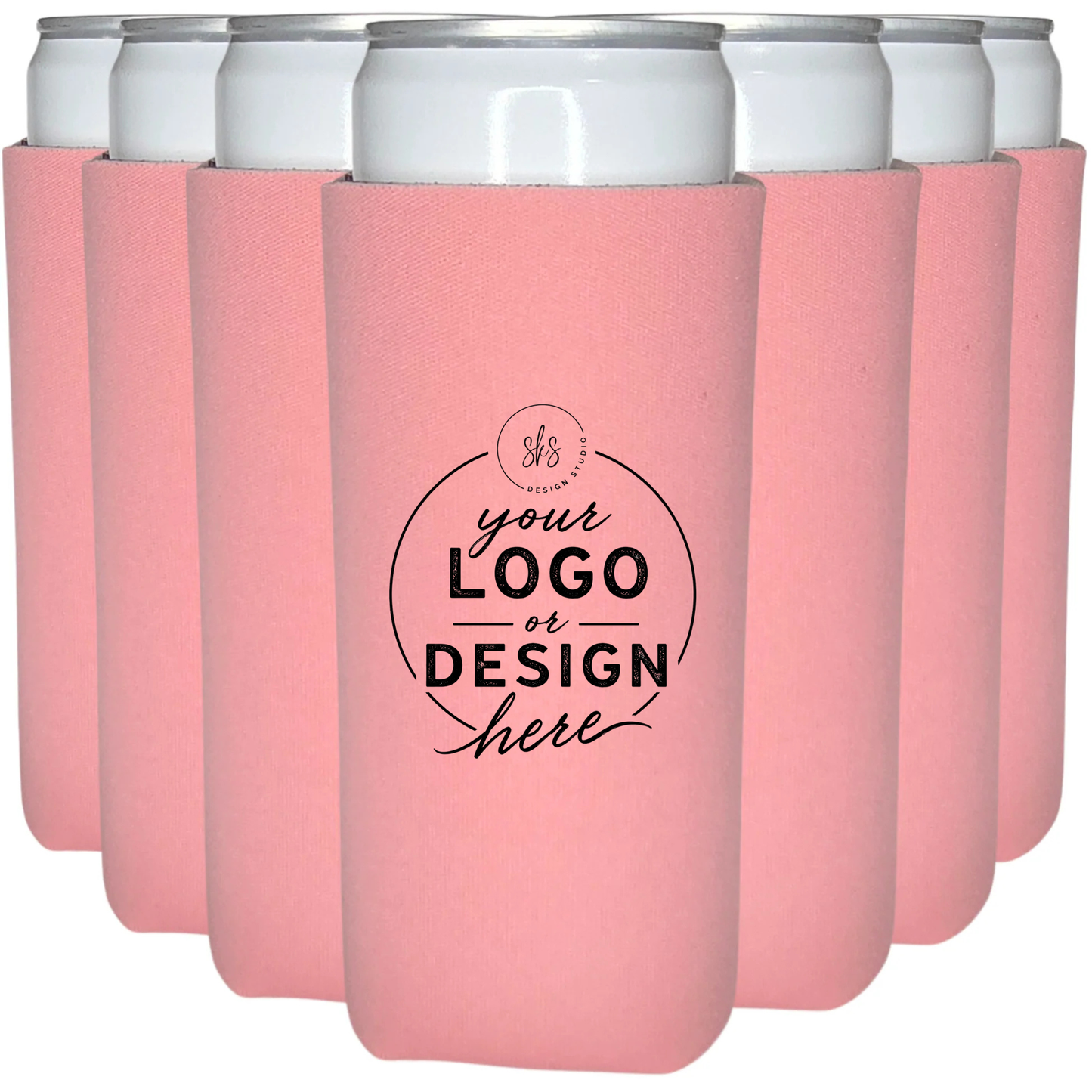 CUSTOM LOGO | Slim Can Coozie