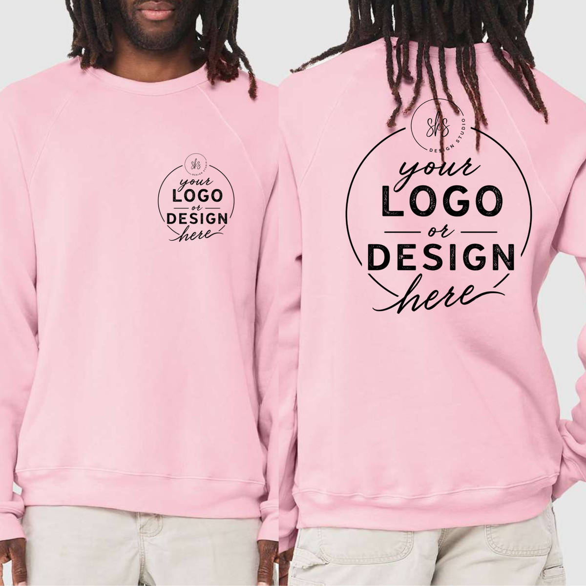 CUSTOM LOGO | Unisex Crewneck Sweatshirt [BELLA CANVAS]