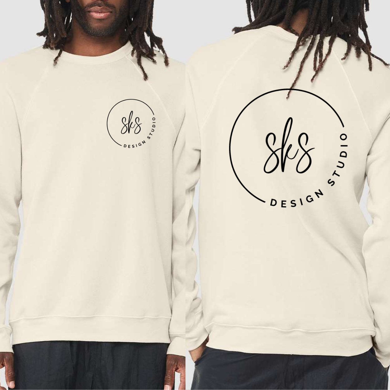 CUSTOM LOGO | Unisex Crewneck Sweatshirt [BELLA CANVAS]