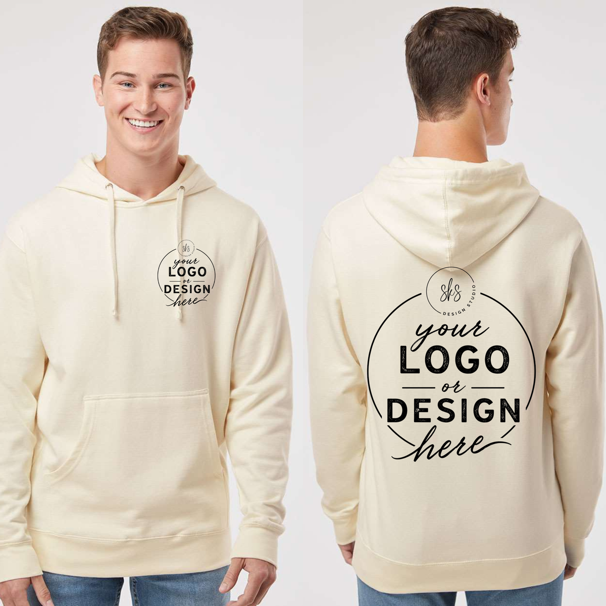 CUSTOM LOGO | Unisex Hoodie [INDEPENDENT TRADING CO.]