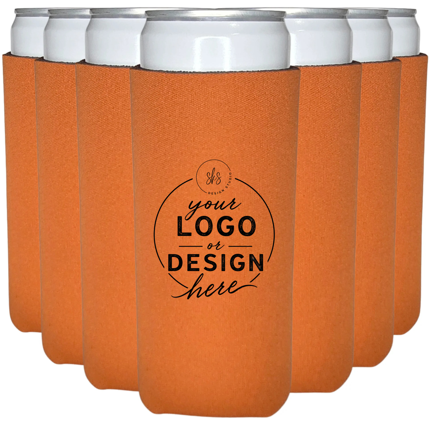 CUSTOM LOGO | Slim Can Coozie