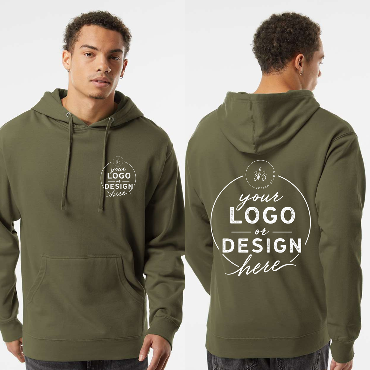 CUSTOM LOGO | Unisex Hoodie [INDEPENDENT TRADING CO.]