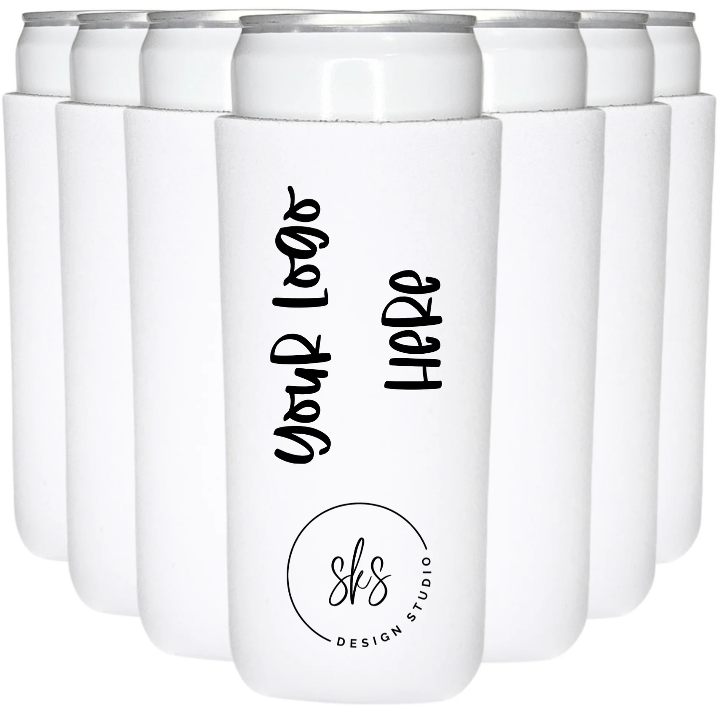 CUSTOM LOGO | Slim Can Coozie