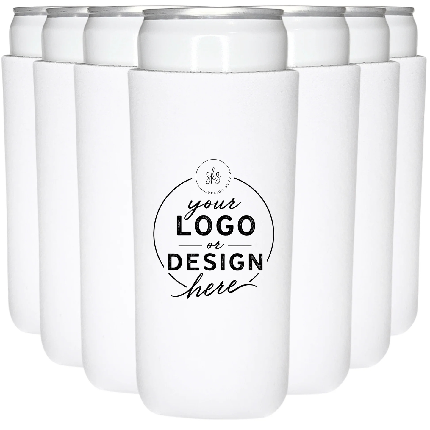 CUSTOM LOGO | Slim Can Coozie