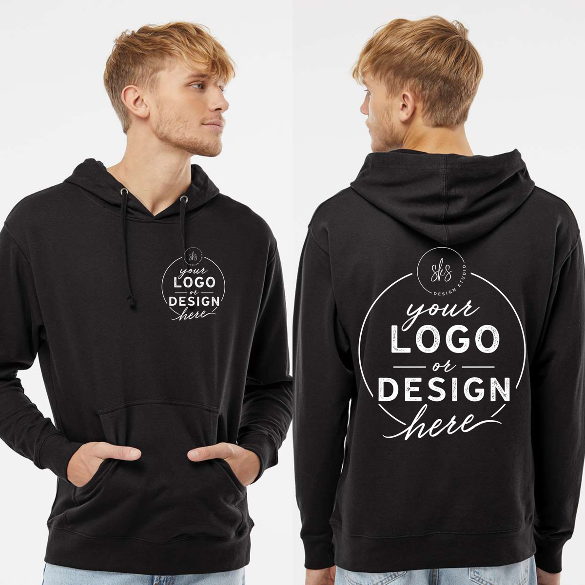 CUSTOM LOGO | Unisex Hoodie [INDEPENDENT TRADING CO.]