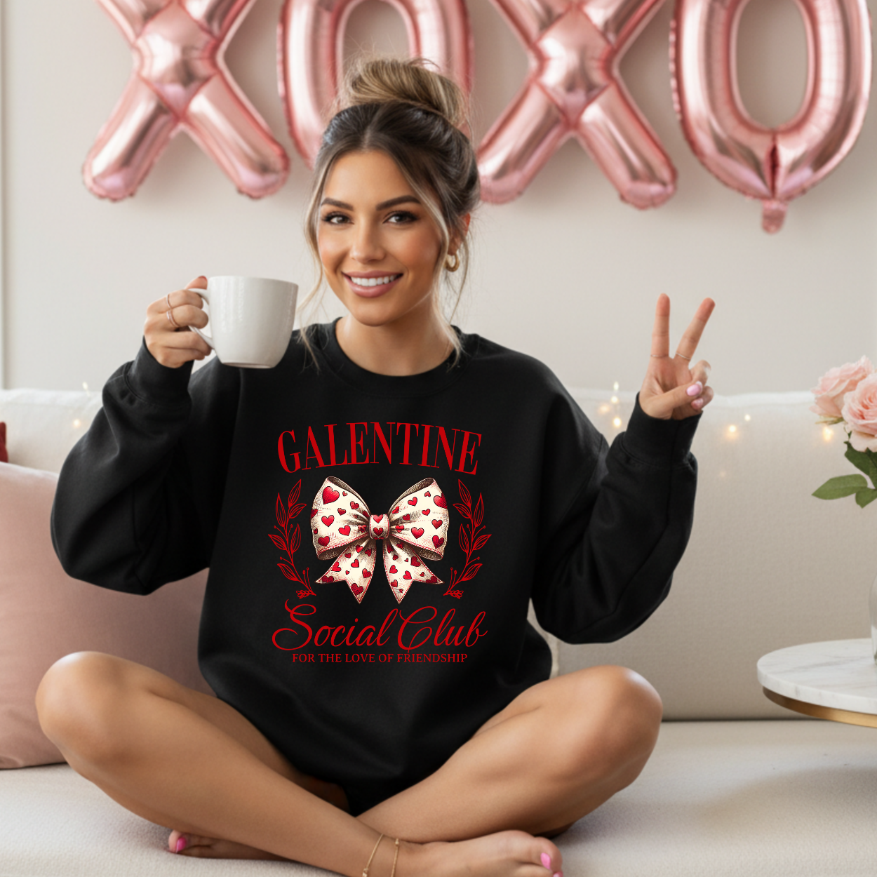 Galentine Social Club | Unisex Crewneck Sweatshirt [GILDAN]