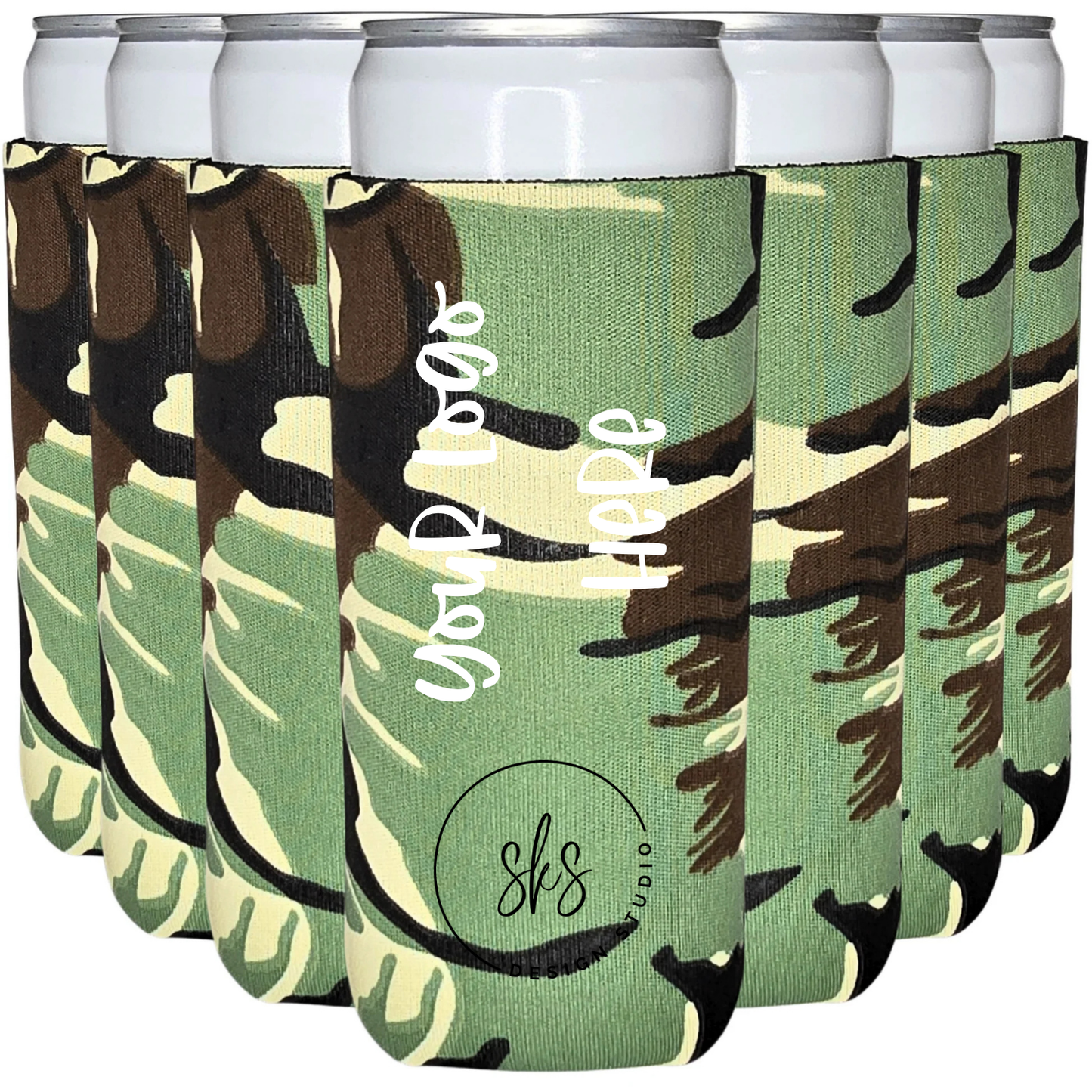 CUSTOM LOGO | Slim Can Coozie
