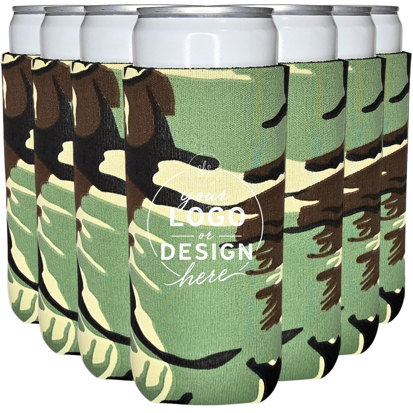 CUSTOM LOGO | Slim Can Coozie
