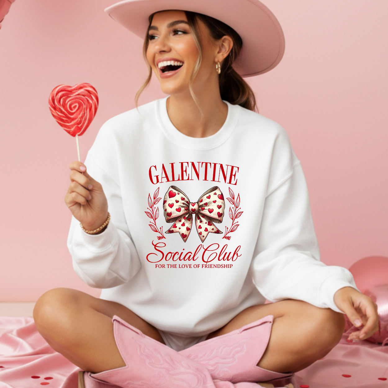 Galentine Social Club | Unisex Crewneck Sweatshirt [GILDAN]