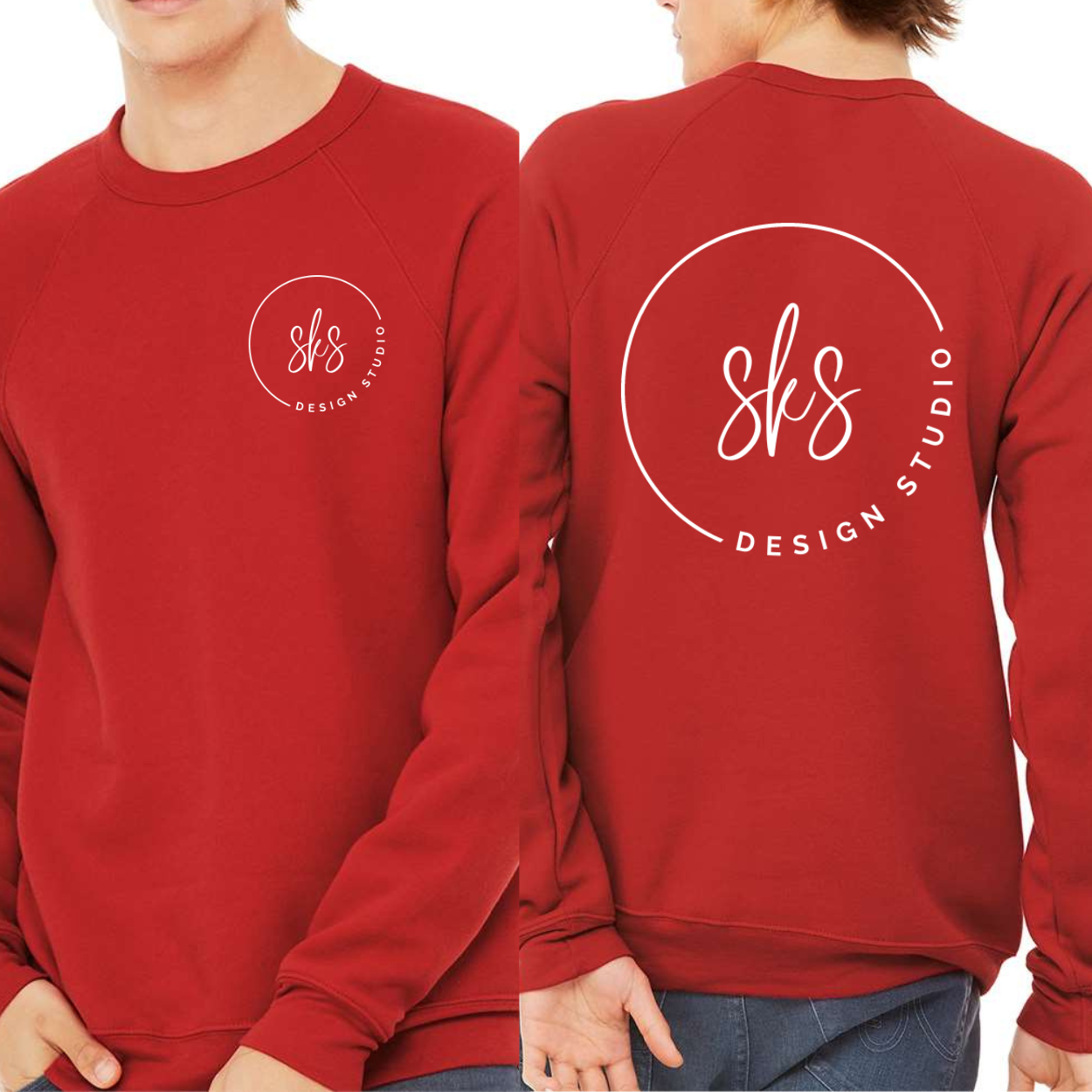 CUSTOM LOGO | Unisex Crewneck Sweatshirt [BELLA CANVAS]