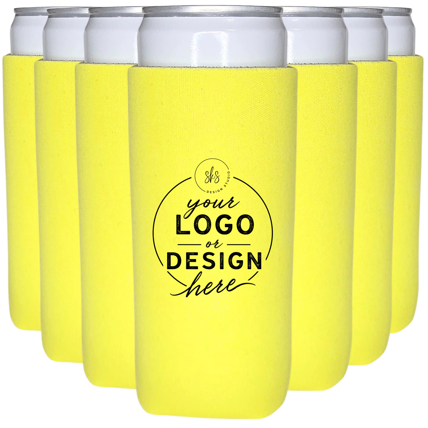 CUSTOM LOGO | Slim Can Coozie