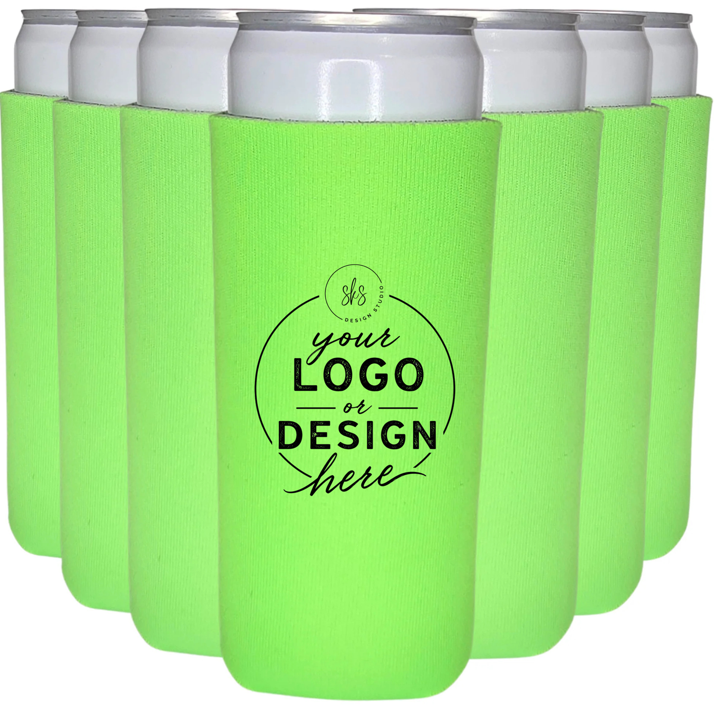CUSTOM LOGO | Slim Can Coozie
