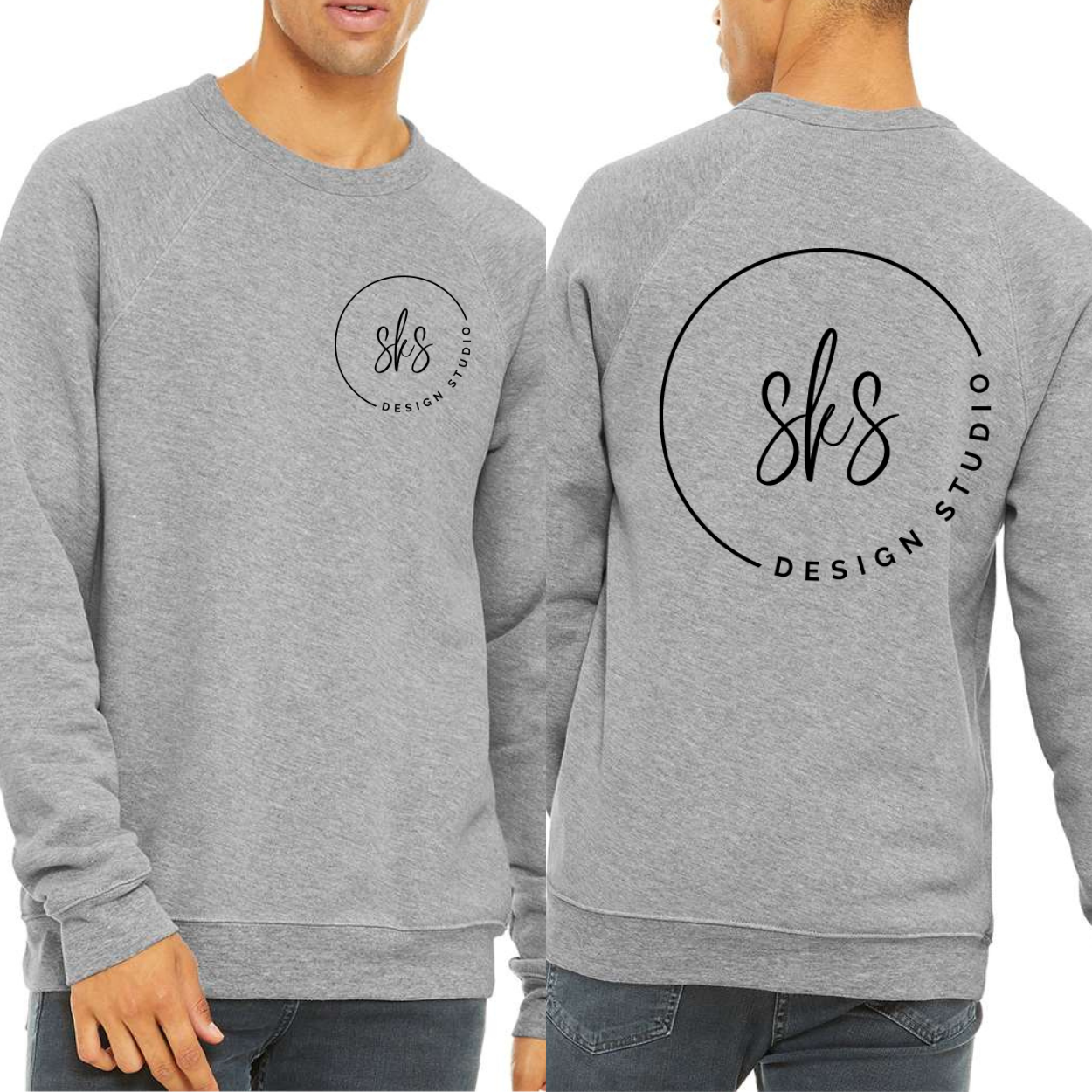 CUSTOM LOGO | Unisex Crewneck Sweatshirt [BELLA CANVAS]