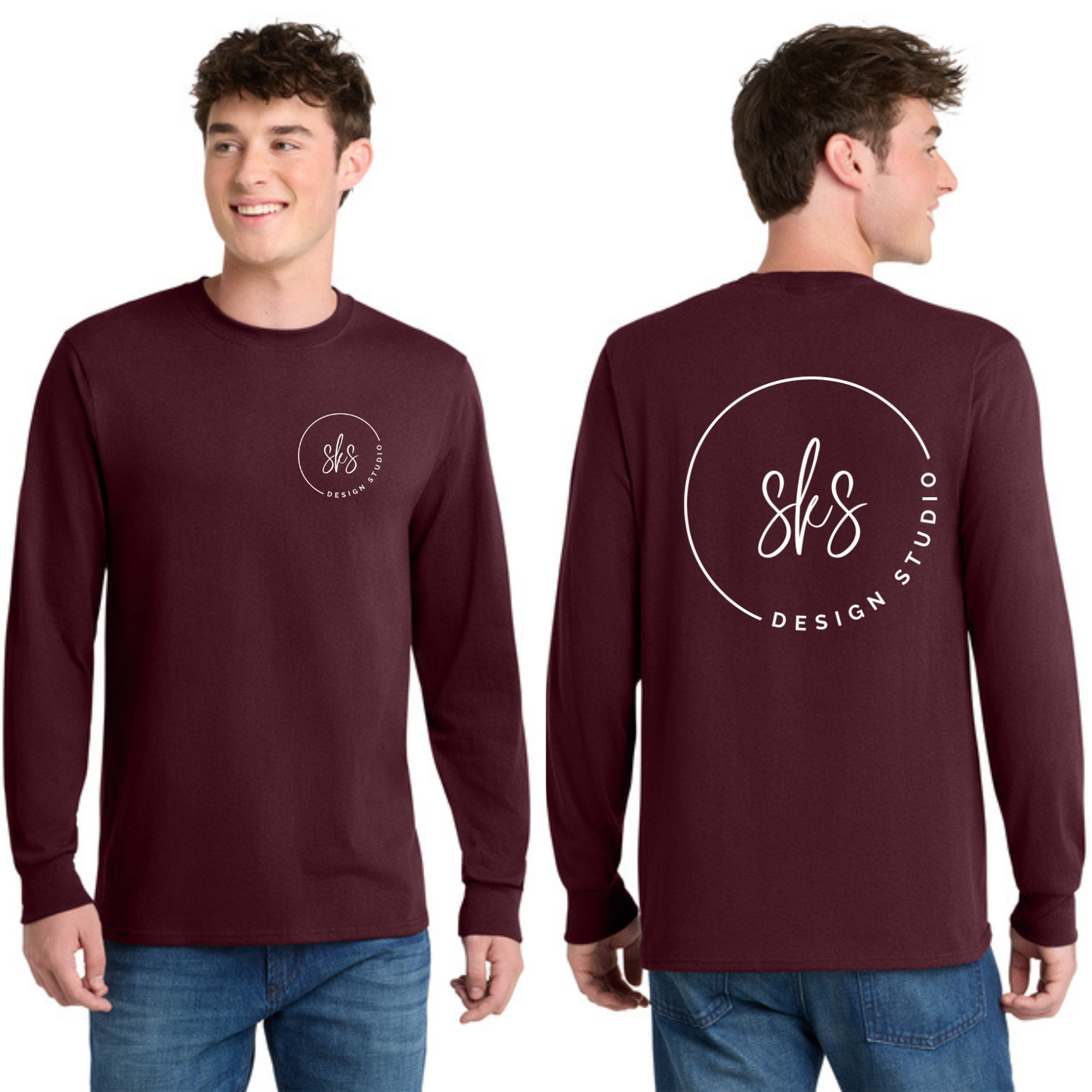 CUSTOM LOGO | Tall Long Sleeve Shirt [Port & Co]