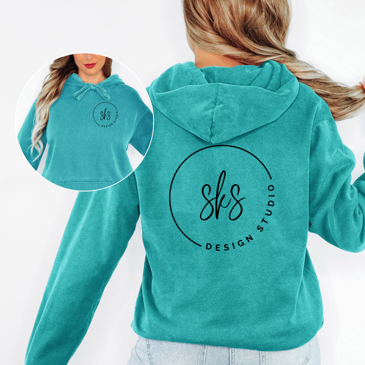 CUSTOM LOGO | Unisex Hoodie Sweatshirt [COMFORT COLORS]