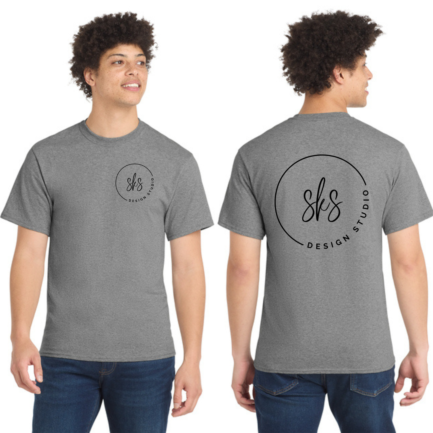 CUSTOM LOGO | Tall T-Shirt [Port & Co]