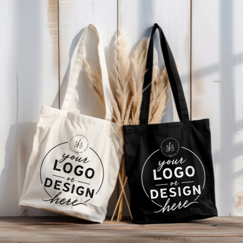 CUSTOM LOGO | Canvas Tote Bag