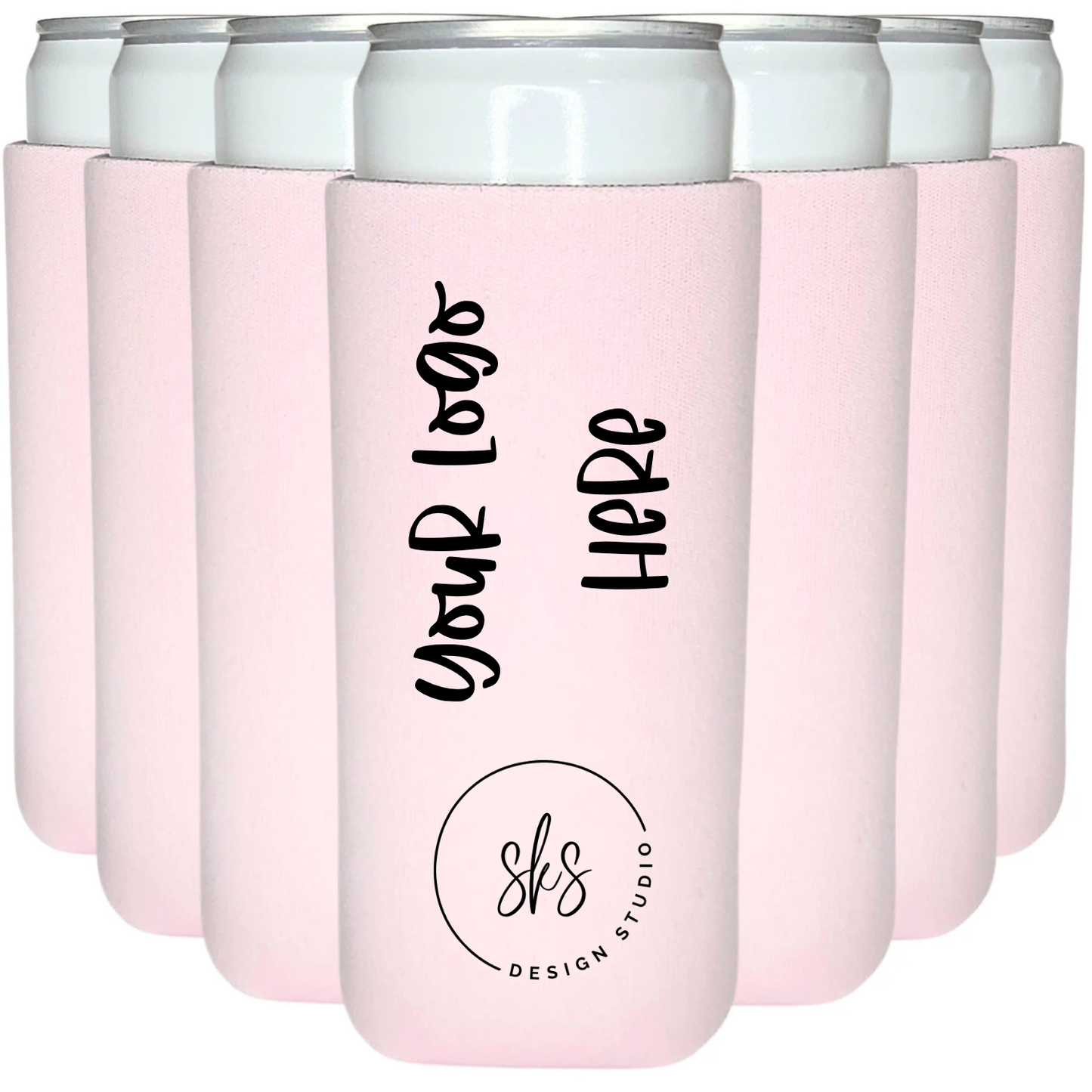CUSTOM LOGO | Slim Can Coozie