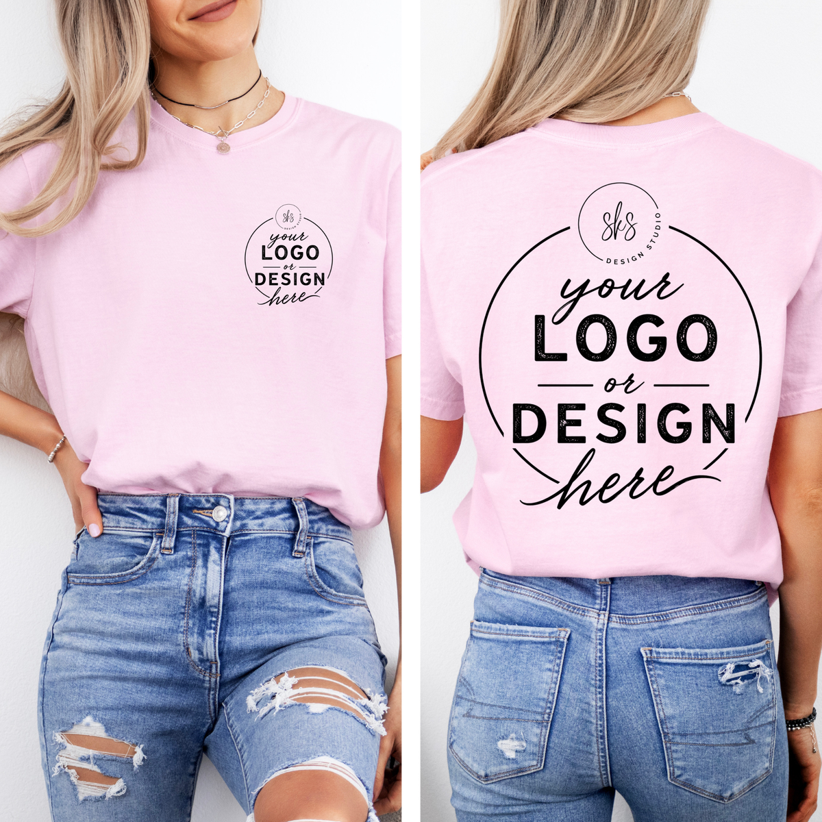 CUSTOM LOGO | Unisex T-Shirt [COMFORT COLORS]