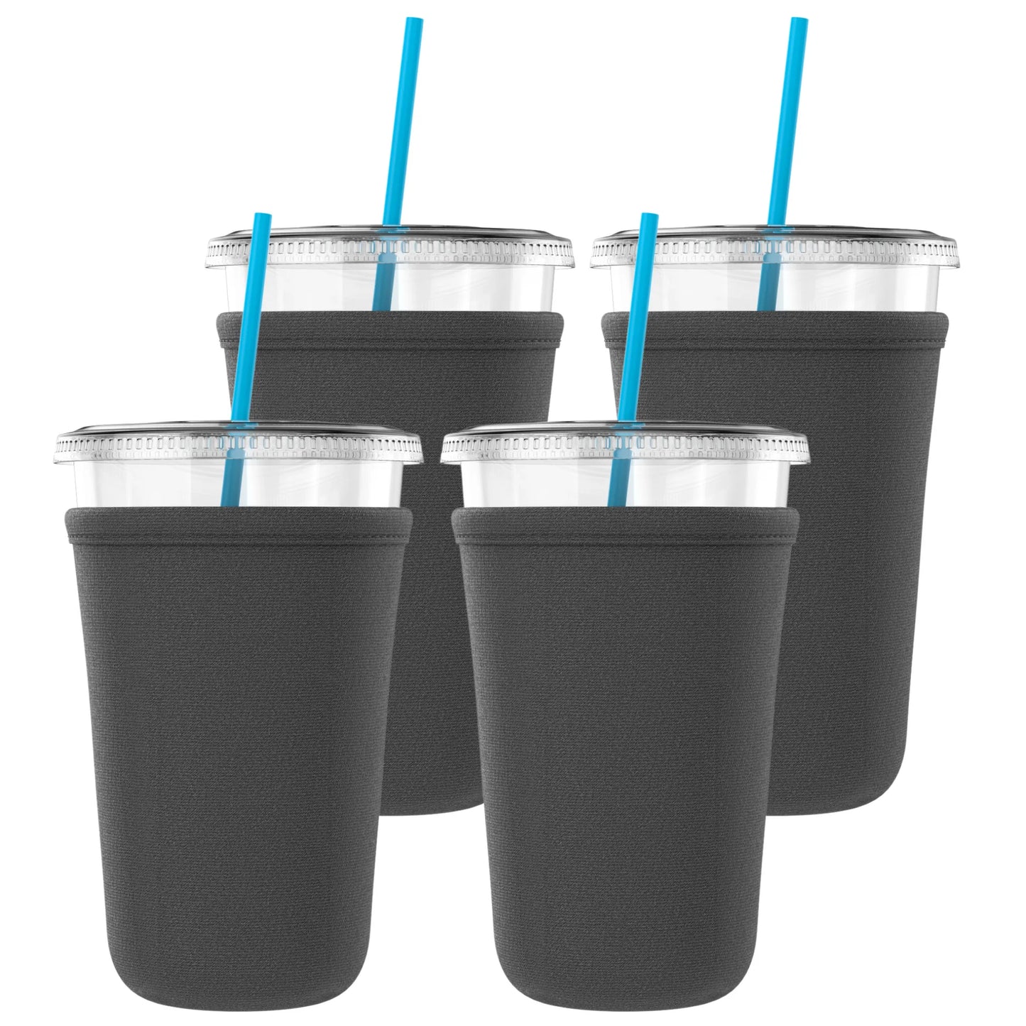 22oz-24oz Iced Coffee Neoprene Koozie Sleeves