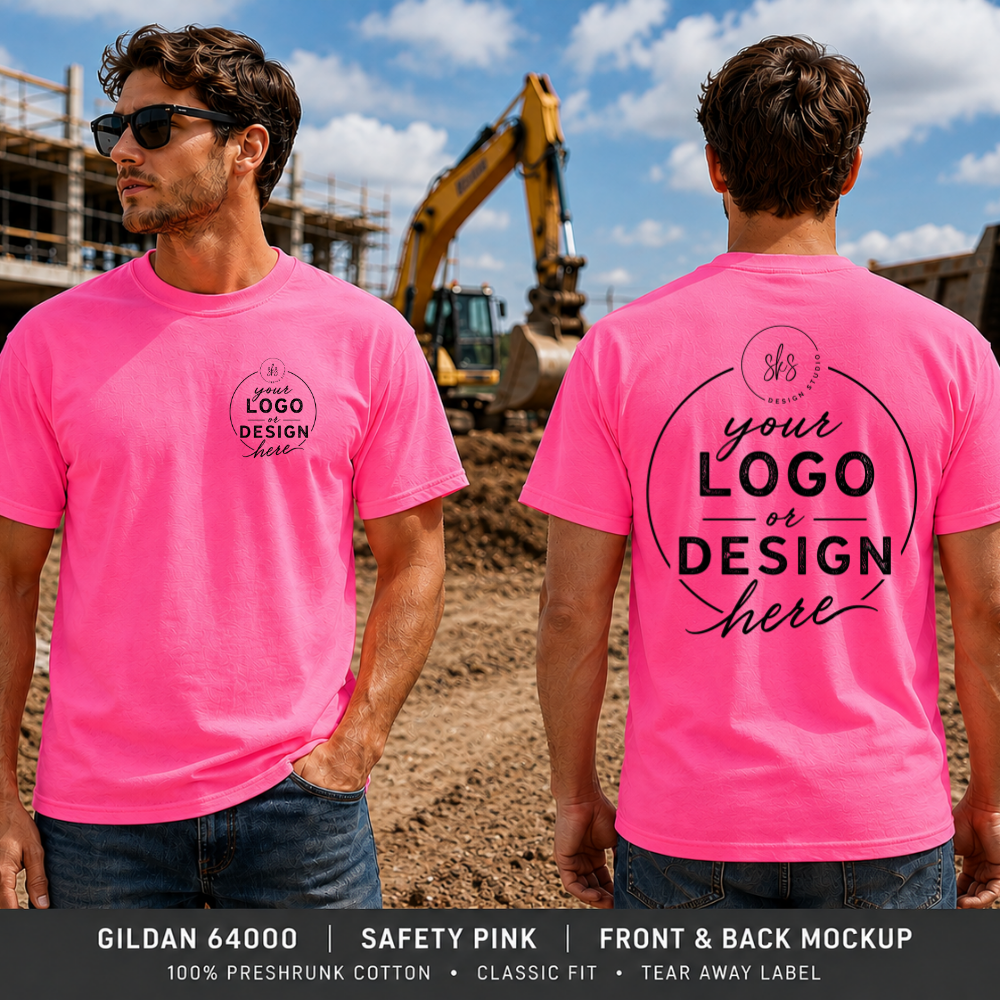 CUSTOM LOGO | Safety Unisex T-Shirt [GILDAN]