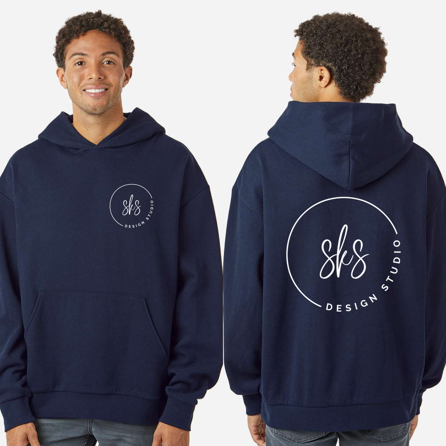 CUSTOM LOGO | Unisex Oversized Hoodie [INDEPENDENT TRADING CO]