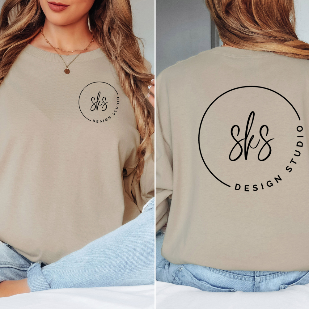 CUSTOM LOGO | Unisex Long Sleeve Shirt