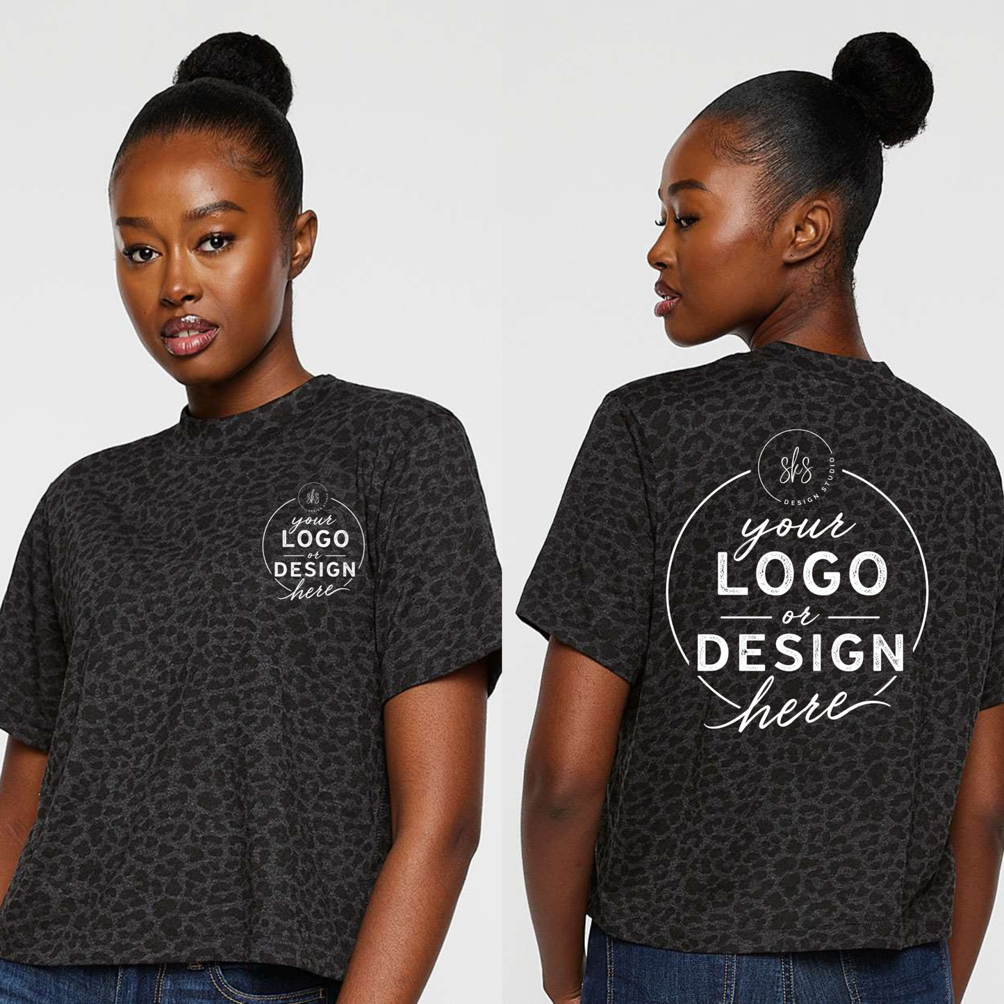 CUSTOM LOGO | Women's Boxy T-Shirt [LAT]