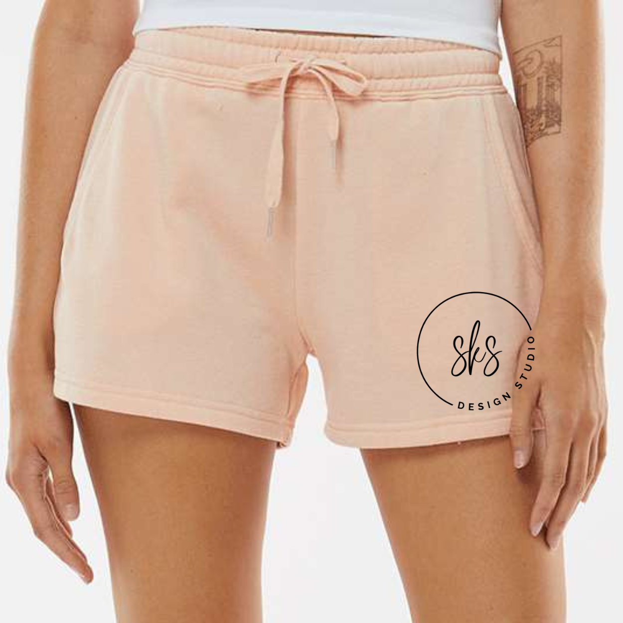CUSTOM LOGO | Women's Lightweight Fleece Short [INDEPENDENT TRADING CO]