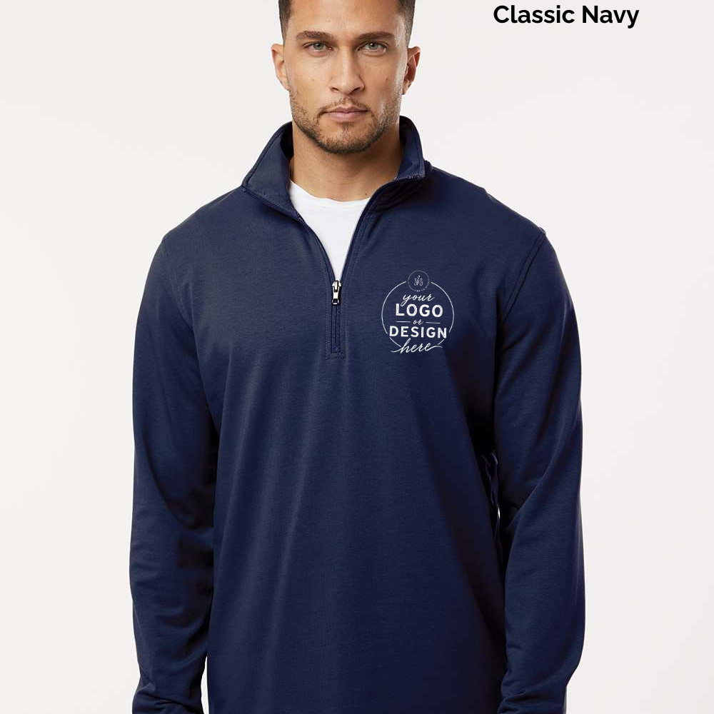 CUSTOM LOGO | Men's Quarter-Zip Pullover [INDEPENDENT TRADING CO]