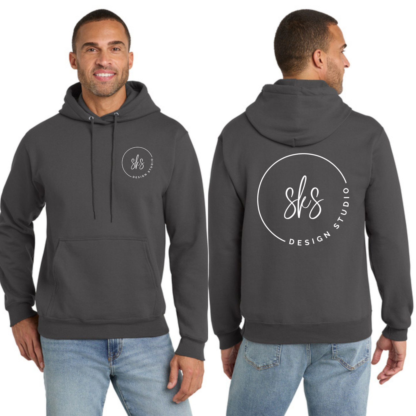 CUSTOM LOGO | Tall Hoodie [Port & Co]