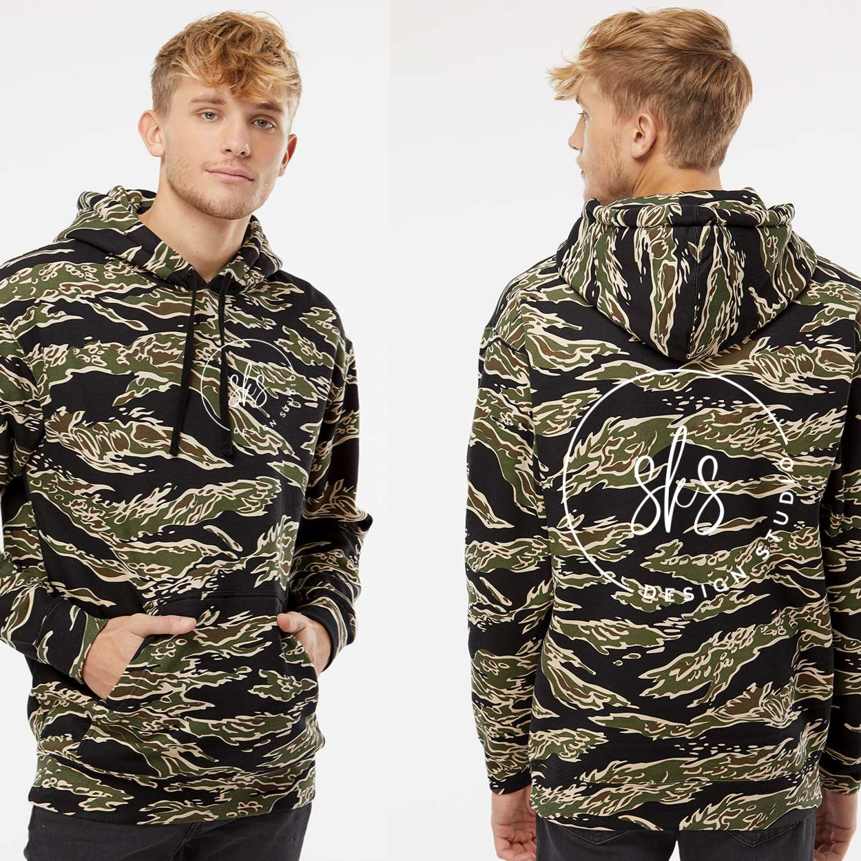 CUSTOM LOGO | Unisex Camo Hoodie [INDEPENDENT TRADING CO.]