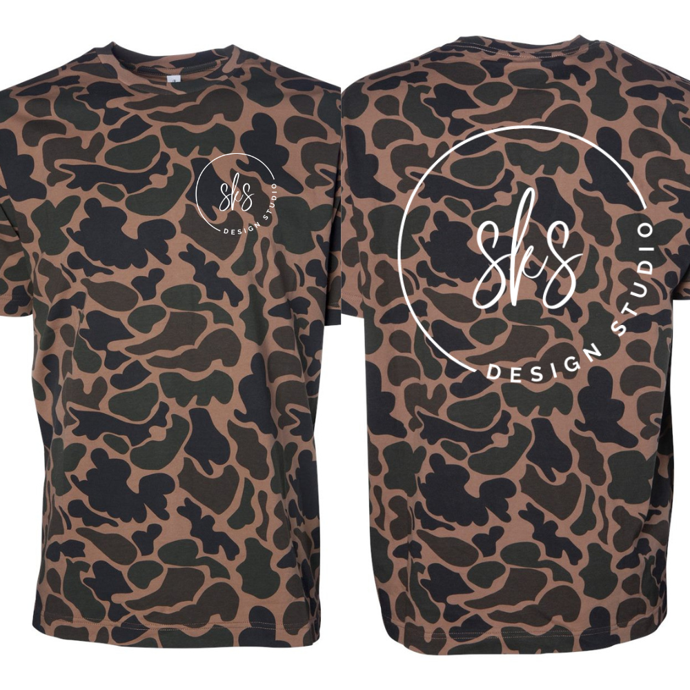CUSTOM LOGO | Unisex Camo T-Shirt [INDEPENDENT TRADING CO]