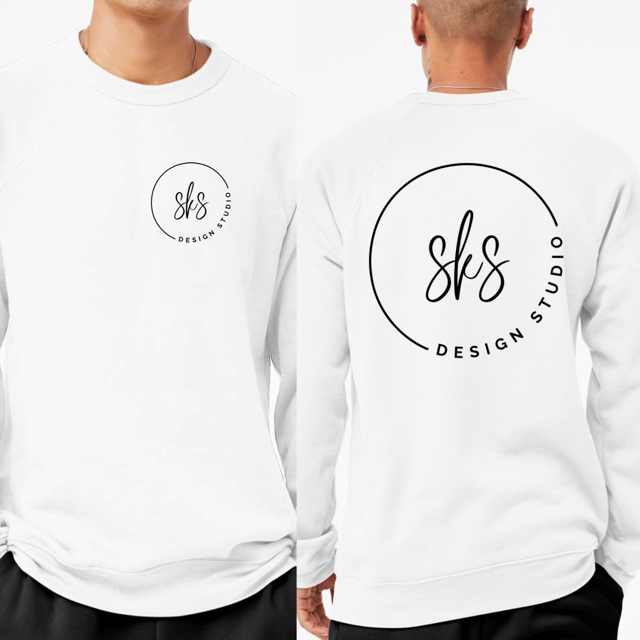 CUSTOM LOGO | Unisex Crewneck Sweatshirt [BELLA CANVAS]