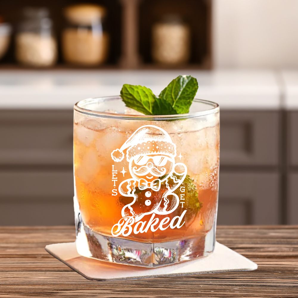 Let's Get Baked | ENGRAVED | 10 oz Rocks/Whiskey Glass