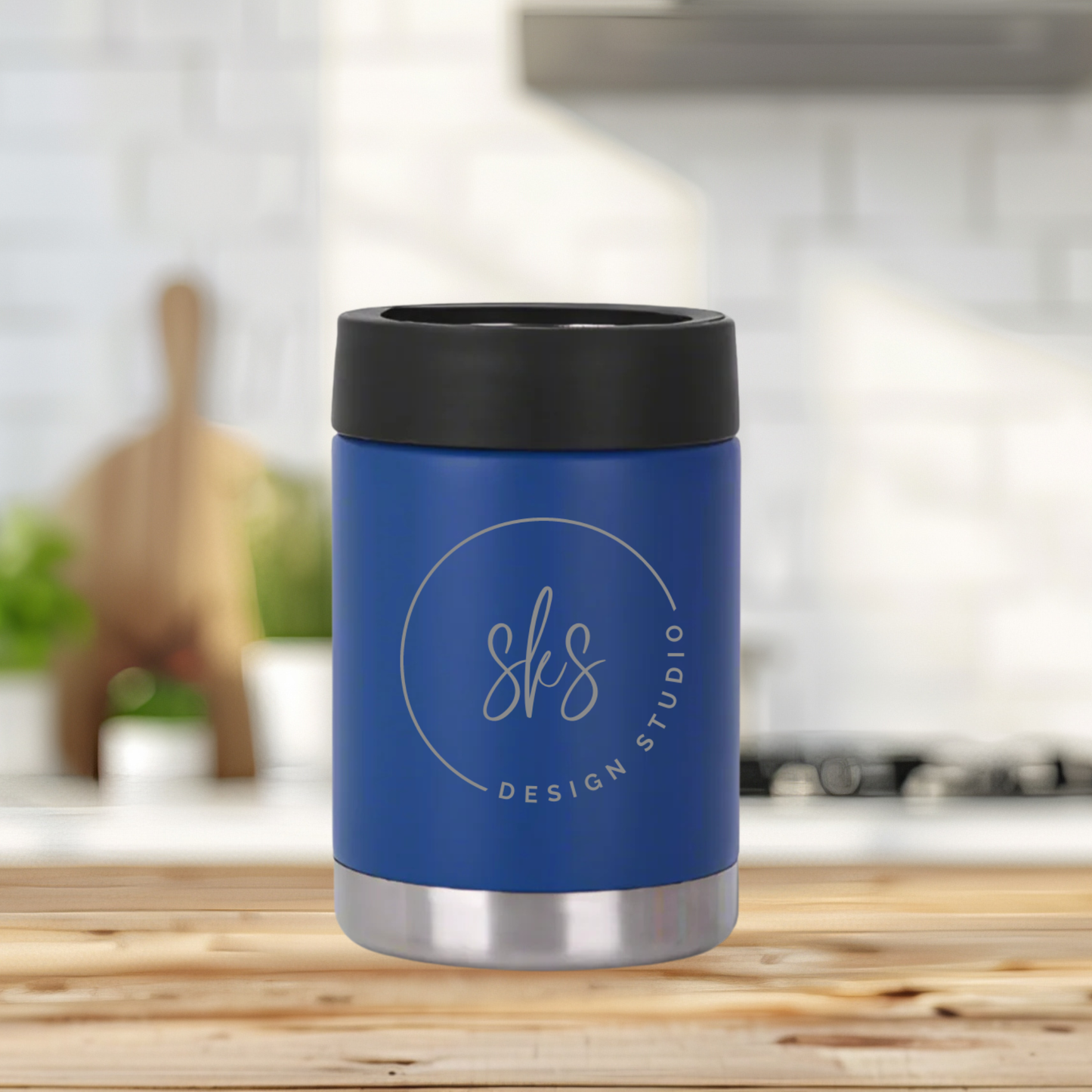 CUSTOM LOGO | ENGRAVED | 12oz Stainless Steel Can Cooler