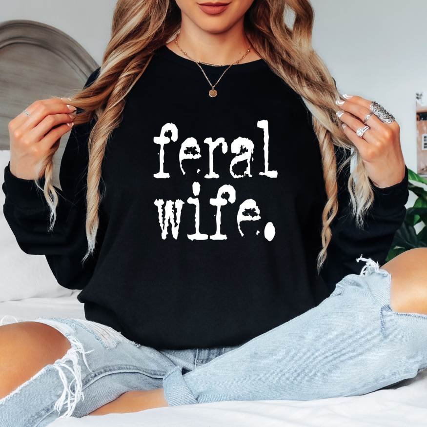 Feral Wife | Unisex Long Sleeve Shirt