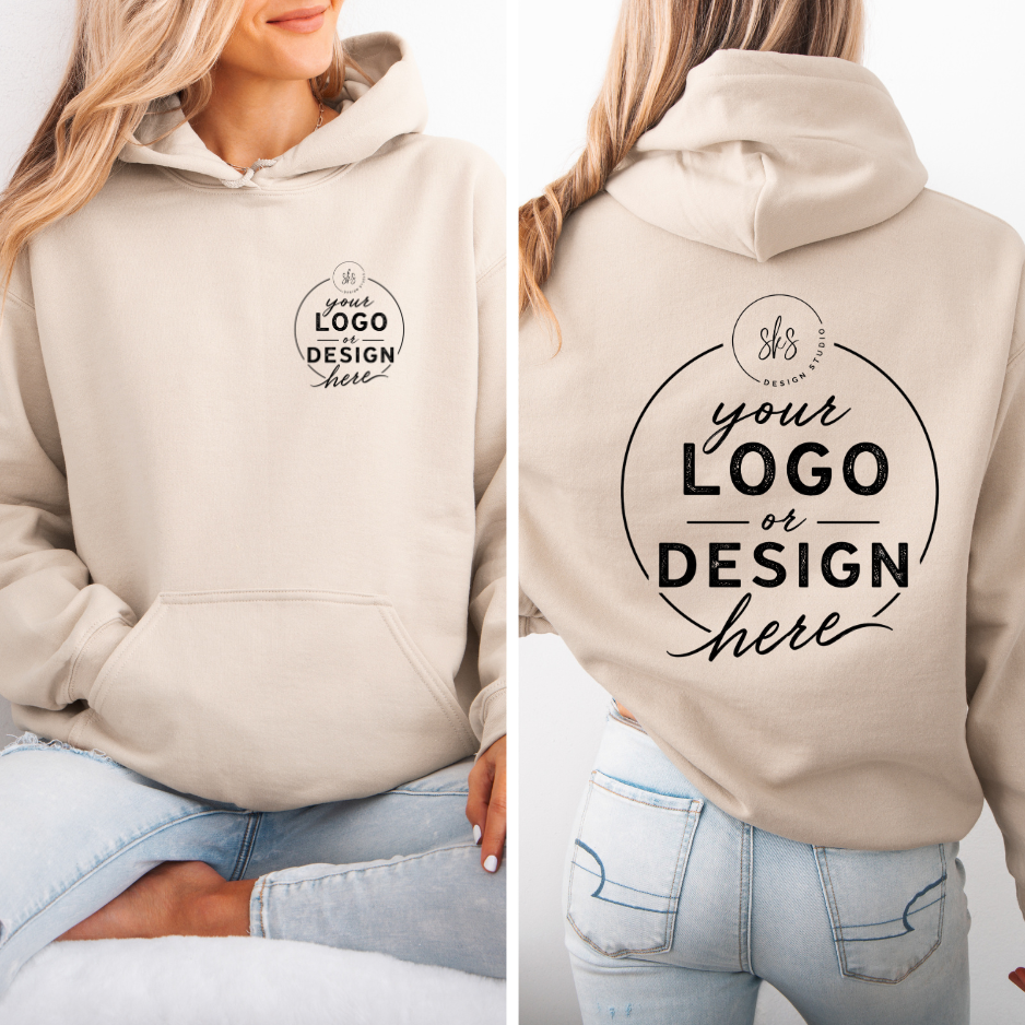 CUSTOM LOGO | Unisex Hoodie Sweatshirt [GILDAN]