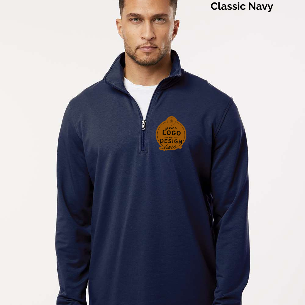 CUSTOM LOGO | Men's Quarter-Zip Pullover [INDEPENDENT TRADING CO]