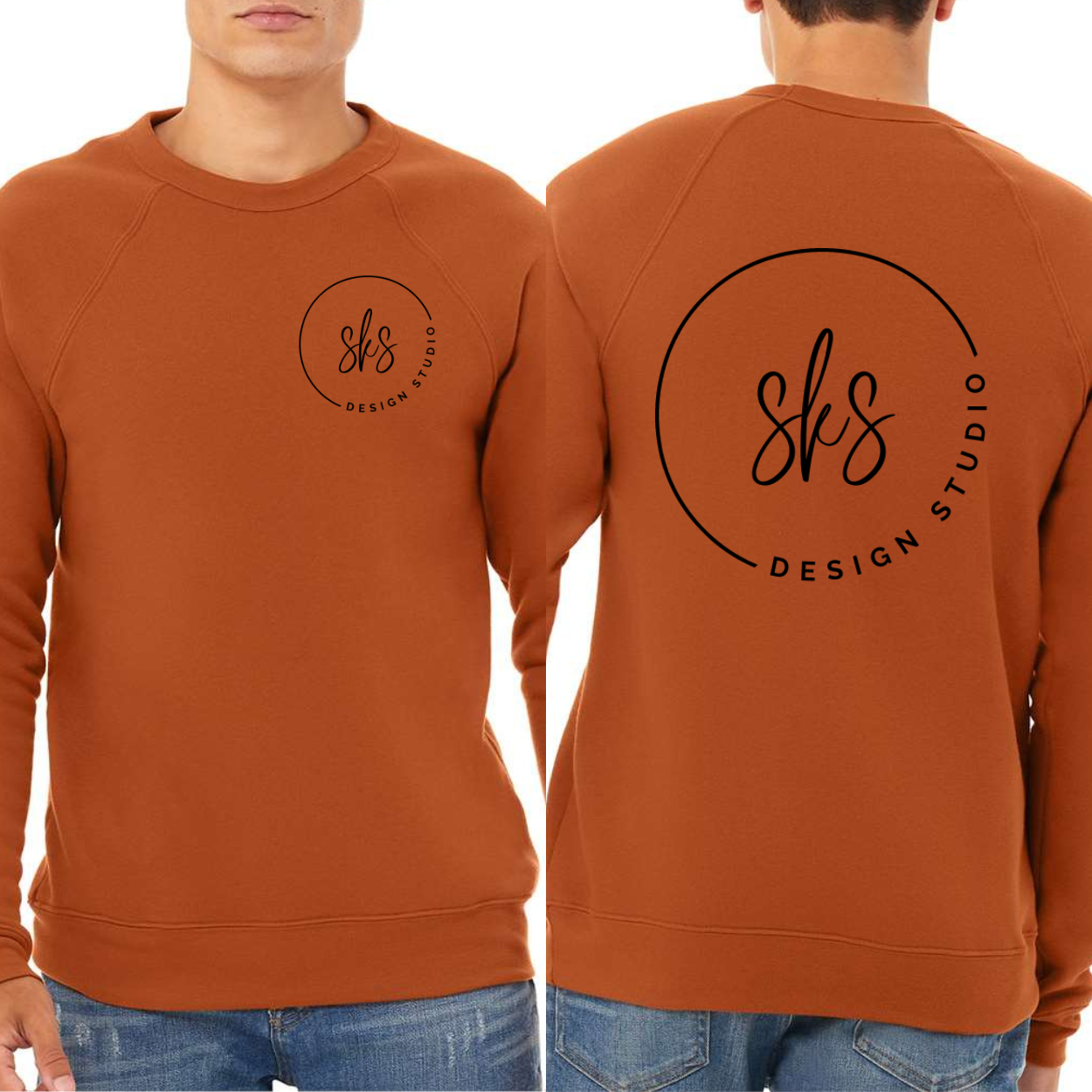 CUSTOM LOGO | Unisex Crewneck Sweatshirt [BELLA CANVAS]