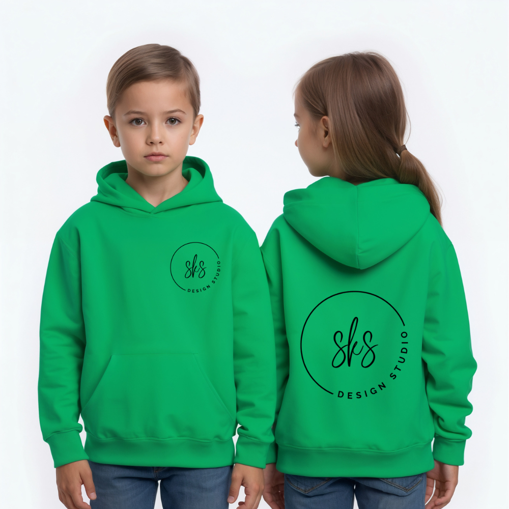 CUSTOM LOGO | Youth Unisex Hoodie Sweatshirt [GILDAN]