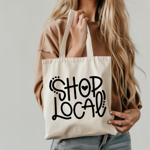Shop Local | Canvas Tote Bag