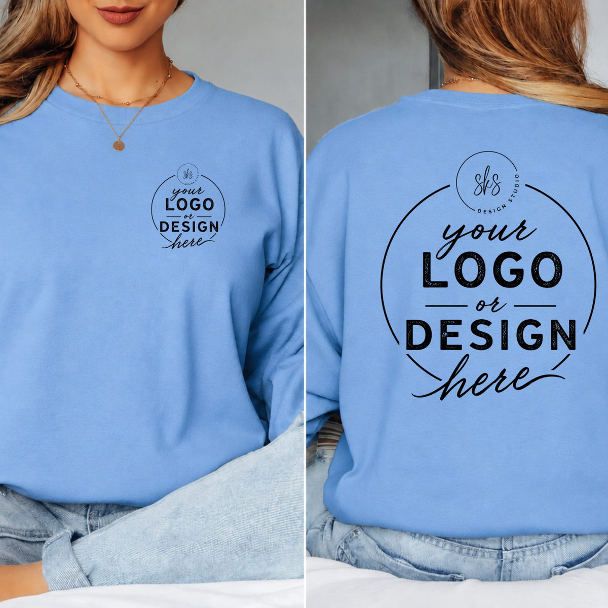 CUSTOM LOGO | Unisex Long Sleeve Shirt [GILDAN]